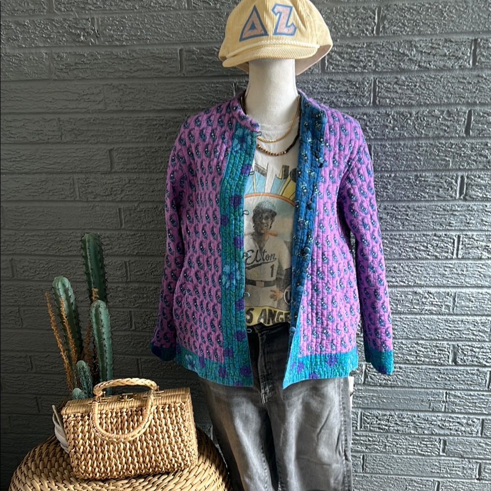 Handmade Reversible Quilted Jacket